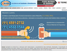 Tablet Screenshot of dassis.com.br